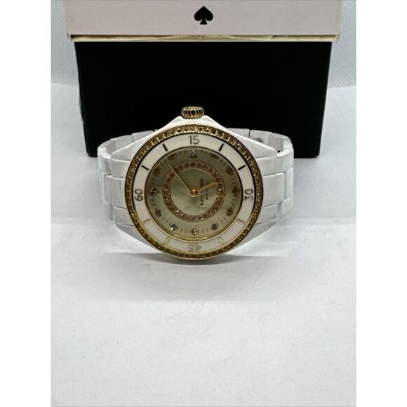 Kate Spade New York 0690 Women White Band Analog Dial Quartz Wrist Watch JNA170 main image 6